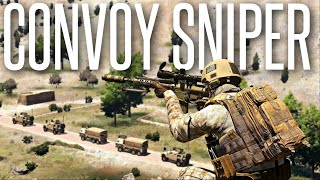 ARMED CONVOY SNIPER  ArmA 3 Milsim Operation [upl. by Sher]