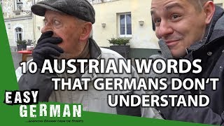 10 Austrian Words that Germans dont understand  Easy German 222 [upl. by Diahann]