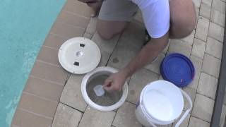 How To Add Cyanuric Acid Stabilizer To The Pool  By Waterdrop Pools Naples Florida [upl. by Enala879]