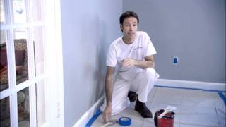 Painting the Baseboards  Benjamin Moore [upl. by Eilsew]