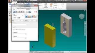 Autodesk Inventor Molde de una botella [upl. by Phaedra]