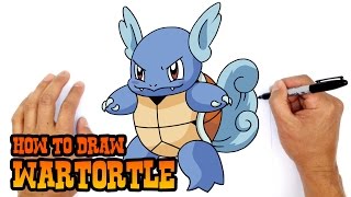 How to Draw Wartortle  Pokemon [upl. by Frydman700]