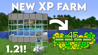 Minecraft EASY NEW XP FARM 121 Tutorial [upl. by Laeynad813]