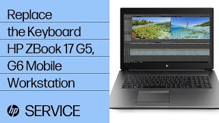 Replace the Keyboard  HP ZBook 17 G5 G6 Mobile Workstation  HP [upl. by Mendie]