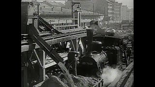 SBahn Berlin Bauarbeiten der NordSüd Verbindung 1934 [upl. by Hepza]