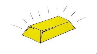 How to Draw a Gold Bar [upl. by Leacim]