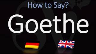 How to Pronounce Goethe  German amp English Pronunciation [upl. by Darees]