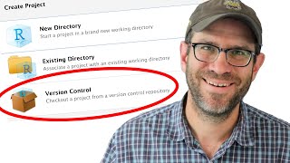 Integrating RStudio with a new or existing project on GitHub CC120 [upl. by Selym531]