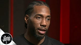 Kawhi explains his laugh trash talk at San Diego State 2019 NBA Finals and more  The Jump [upl. by Natal]