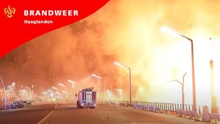 Brandweer Haaglanden  Explosie Jan van der Heijdenstraat Den Haag 2019 [upl. by Hsak]