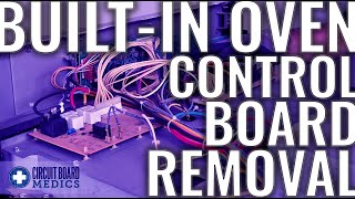 BuiltIn Oven Control Board Removal – FRIGIDAIRE KENMORE DACOR JENNAIR [upl. by Adirem497]