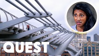 How Did Engineers Fix Londons Wobbly Millennium Bridge  Massive Engineering Mistakes [upl. by Eemia]