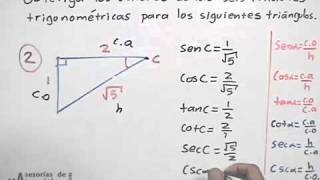 Obtener las 6 razones trigonométricas [upl. by Guenzi]