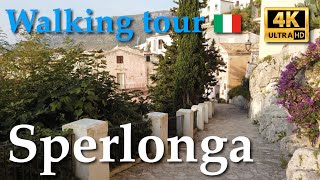 Sperlonga Italy【Walking Tour】4K [upl. by Aikit]