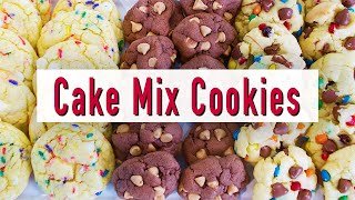 3 Ingredient Cake Mix Cookies [upl. by Stannwood176]