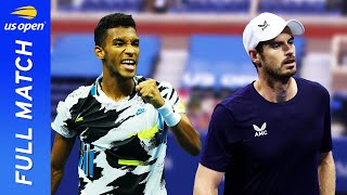 Felix AugerAliassime vs Andy Murray Full Match  US Open 2020 Round 2 [upl. by Yehs]