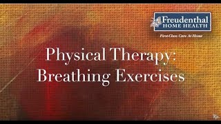 Physical Therapy Breathing Exercises [upl. by Dafodil]