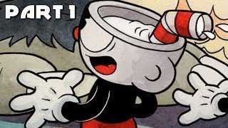 CUPHEAD Walkthrough Gameplay Part 1  Mugman Xbox One X [upl. by Aitercul]