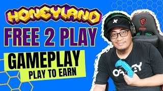 HONEYLAND FREE TO PLAY NFT GAME GAMEPLAY [upl. by Stiruc641]