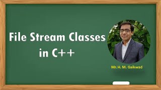 File Stream classes in C [upl. by Nylitsirk]