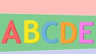 Urple Teaches the Letters ABCDE Alphabet Video [upl. by Benedicta]