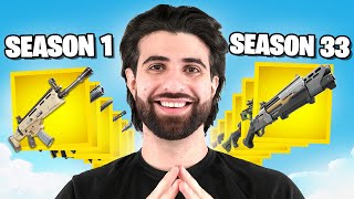 Ranking the BEST Weapon from EVERY Fortnite Season [upl. by Ymmac]