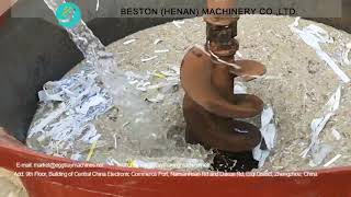 Paper Pulp Making Process Egg Tray Machine [upl. by Nilatak]