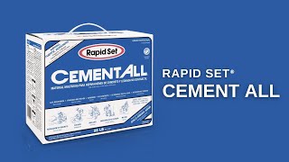 Rapid Set® Cement All® [upl. by Rosemarie]