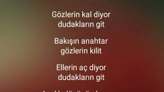 Duygusal Karaoke Şiir Gözlerin Kal Diyor [upl. by Velda]