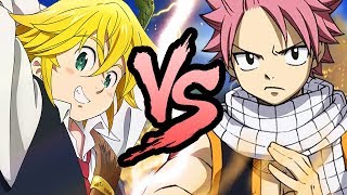 MELIODAS VS NATSU RAP BATTLE  RUSTAGE ft GameboyJones [upl. by Shererd502]