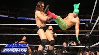 Los Matadores amp El Torito vs Heath Slater Drew McIntyre amp Hornswoggle SmackDown May 9 2014 [upl. by Yar]