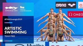 Artistic Swimming  Team Free  Top Moments  FINA World Championships 2019  Gwangju [upl. by Marcoux]