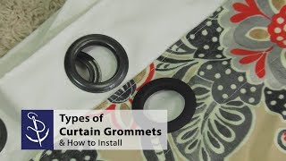 Types of Curtain Grommets amp How to Install [upl. by Ximenez]