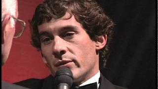 EXCLUSIVE Ayrton Senna at the 1991 AUTOSPORT Awards [upl. by Aiekat]