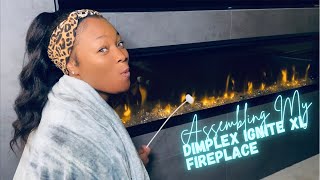 DIY Fireplace InstallDimplex Ignite XL Fireplace [upl. by Ingalls]