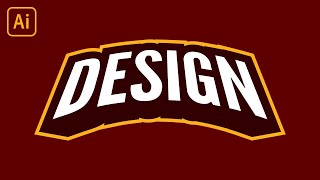 Create 3D Text Emblems with Illustrator [upl. by Franek]