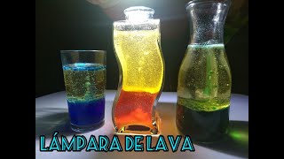 Experimento Lámpara de lava [upl. by Lamrej37]