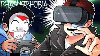 TERRORISER IS SCREAMING IN VR  PHASMOPHOBIA [upl. by Elsie]