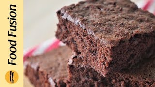 Chocolate Brownie Recipe By Food Fusion [upl. by Aliahkim]