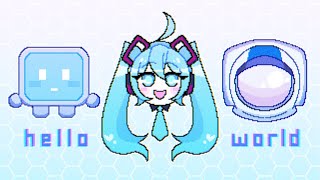 hello world mashup original miku moonbase alpha read desc [upl. by Aneerbas]