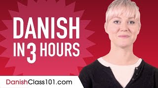 Learn Danish in 3 Hours  ALL the Danish Basics You Need [upl. by Maude]