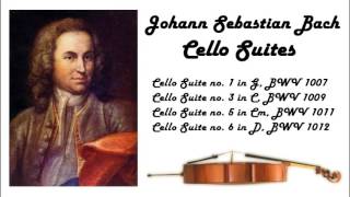 Johann Sebastian Bach  Cello suites in 432 Hz great for reading or studying [upl. by Niuq]