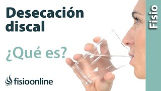 Signos de deshidratación o desecación discal  ¿Qué es [upl. by Ennaehr]