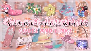 Summer Accessories  Codes amp Links  Roblox [upl. by Rockwell622]