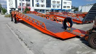 Portable Yard Ramp  Mobile Loading Ramp [upl. by Hakeem]