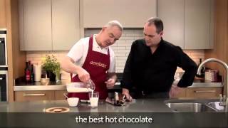 How to make a hot chocolate using an aerolatte milk frother [upl. by Llekcir978]