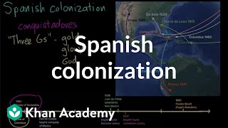 Spanish colonization  Period 1 14911607  AP US History  Khan Academy [upl. by Uthrop988]