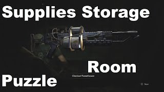 Resident Evil 2 Remake  Supplies Storage Room [upl. by Ashla617]