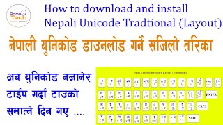 How to download and install Nepali unicode traditional layout in your PC NepaliUnicode युनिकोड [upl. by Danielson164]