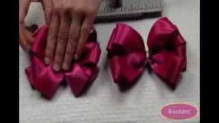 How to Make a Large Loopy Bowdabra Hair Bow [upl. by Eldon]